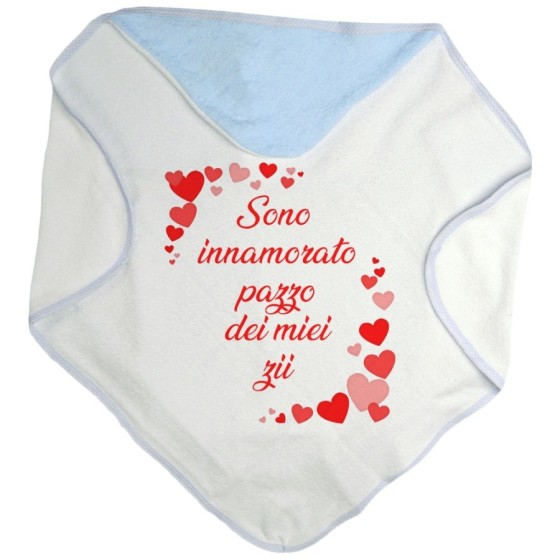 Accappatoio neonato sono innamorato pazzo di mio zio dei miei zii Per gli zii