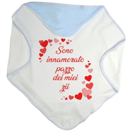 Accappatoio neonato sono innamorato pazzo di mio zio dei...