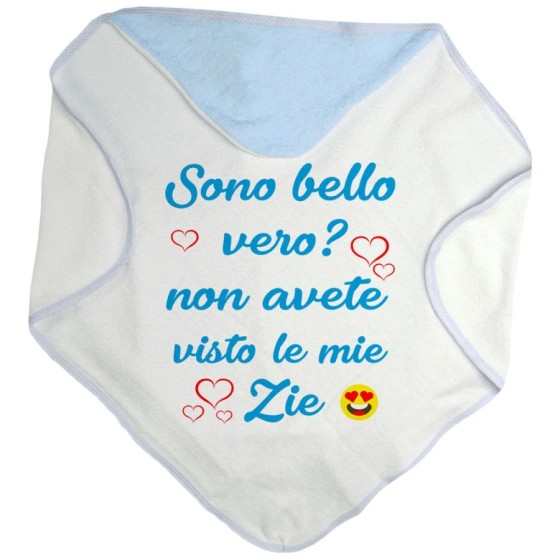 Accappatoio neonato sono bello vero? non avete visto mio zio i miei zii Per gli zii