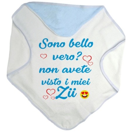 Accappatoio neonato sono bello vero? non avete visto mio zio i miei zii Per gli zii