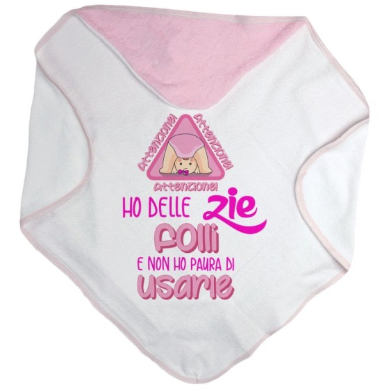 Accappatoio neonato attenzione ho uno zio degli zii folli e non ho paura di usarlo usarli Per gli zii