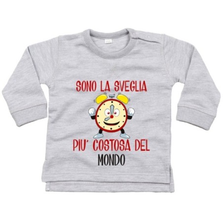 Felpa neonato sono la sveglia più costosa del mondo