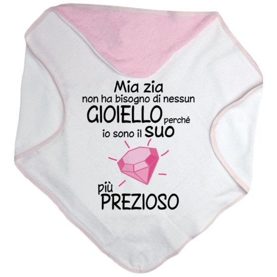 Accappatoio neonato sono il gioiello più prezioso di zia Per gli zii