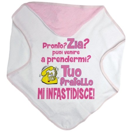 Accappatoio neonato pronto zia zio? puoi venire a...