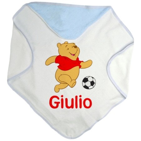 Accappatoio neonato personalizzato con nome winnie con il...
