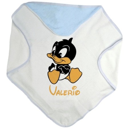 Accappatoio neonato personalizzato con nome baby duffy