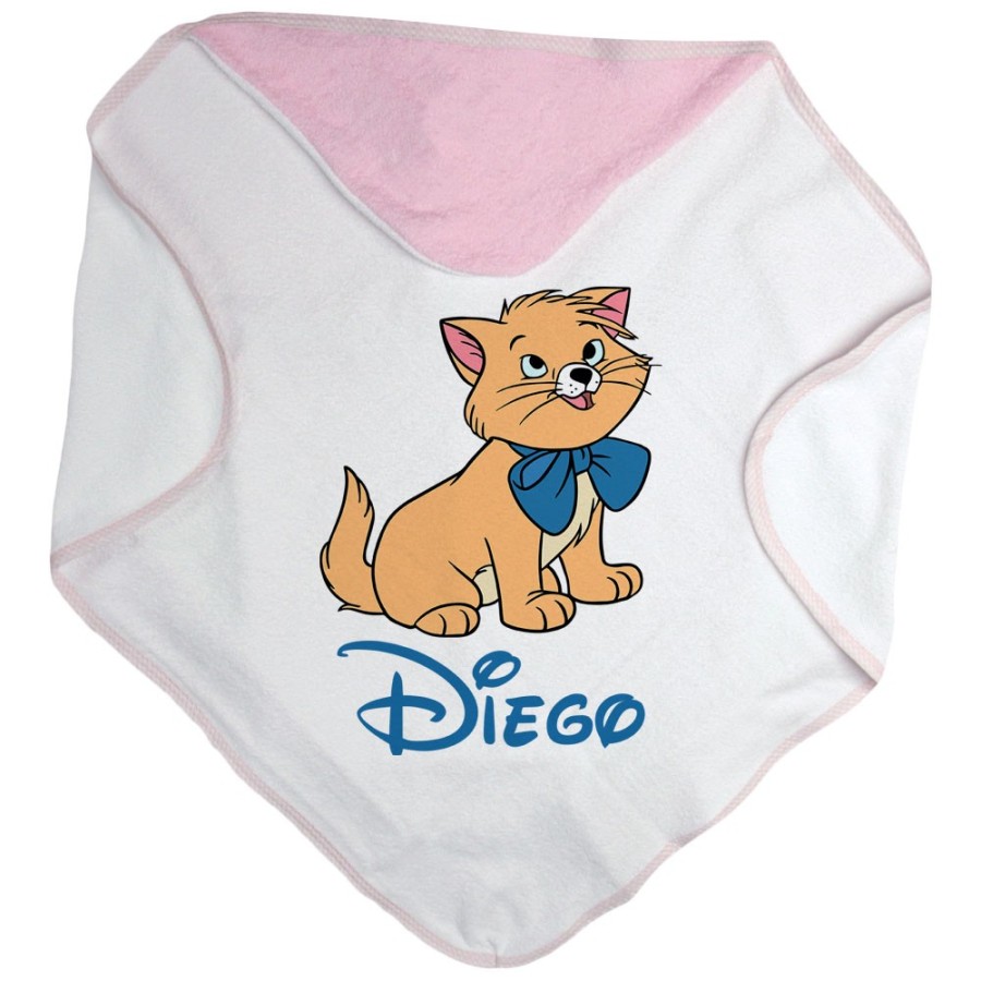 Accappatoio neonato personalizzato con nome matisse Cartoon