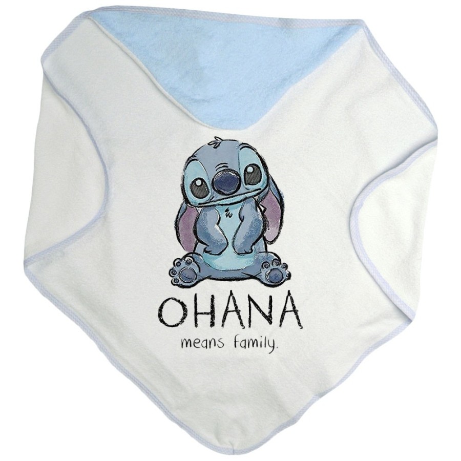 Accappatoio neonato con stitch ohana means family Cartoon