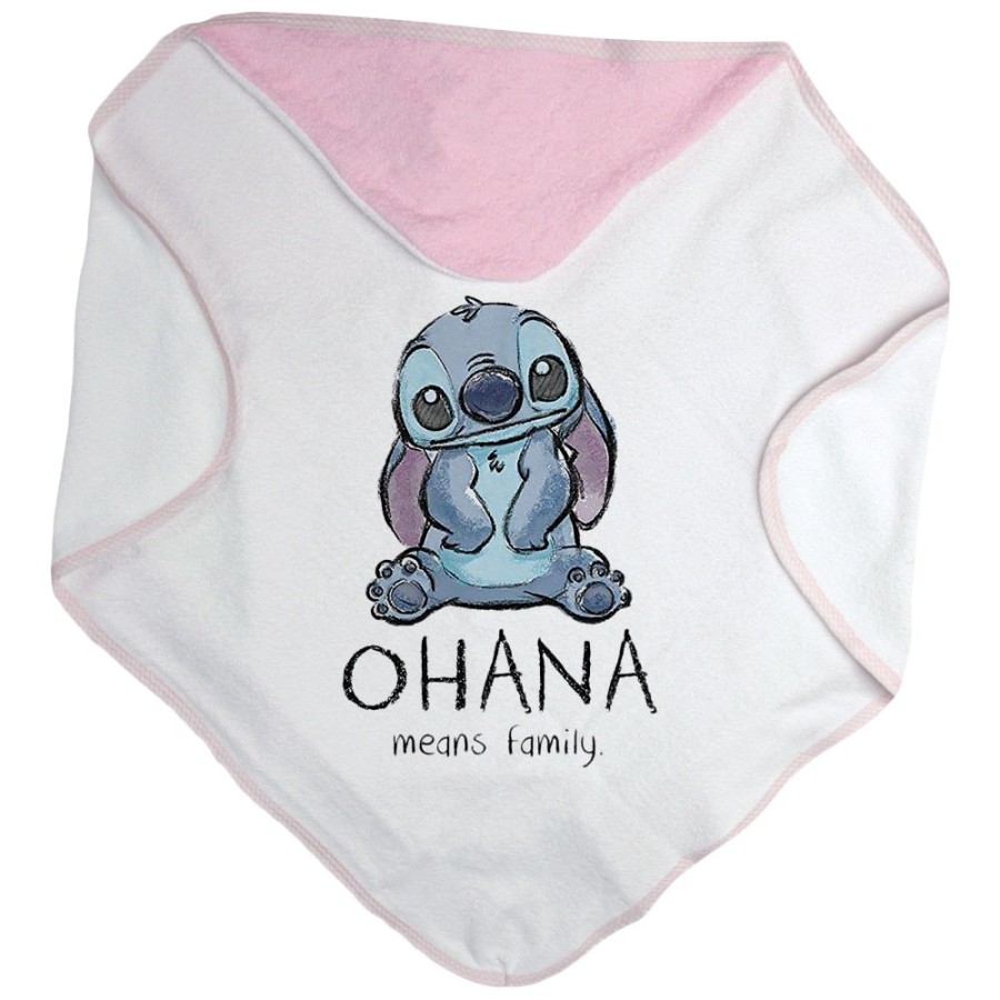 Accappatoio neonato con stitch ohana means family Cartoon