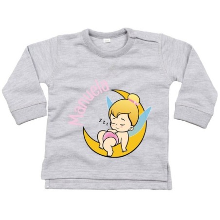Felpa neonata personalizzata con nome baby trilli