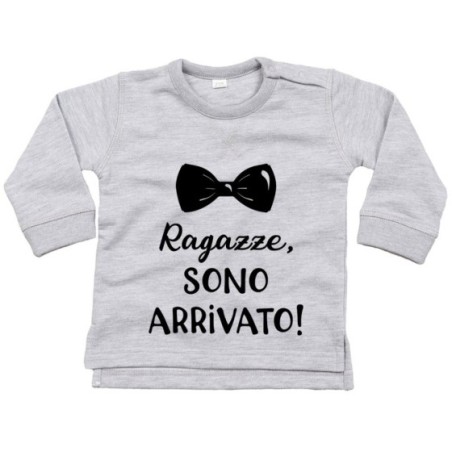 Felpa neonato ragazze sono arrivato