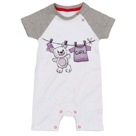 Pagliaccetto neonato boy girl con orsetto