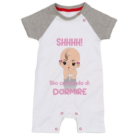 Pagliaccetto neonato shhhh sto cercando di dormire Divertenti