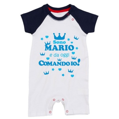 Pagliaccetto neonato personalizzato con nome da oggi...