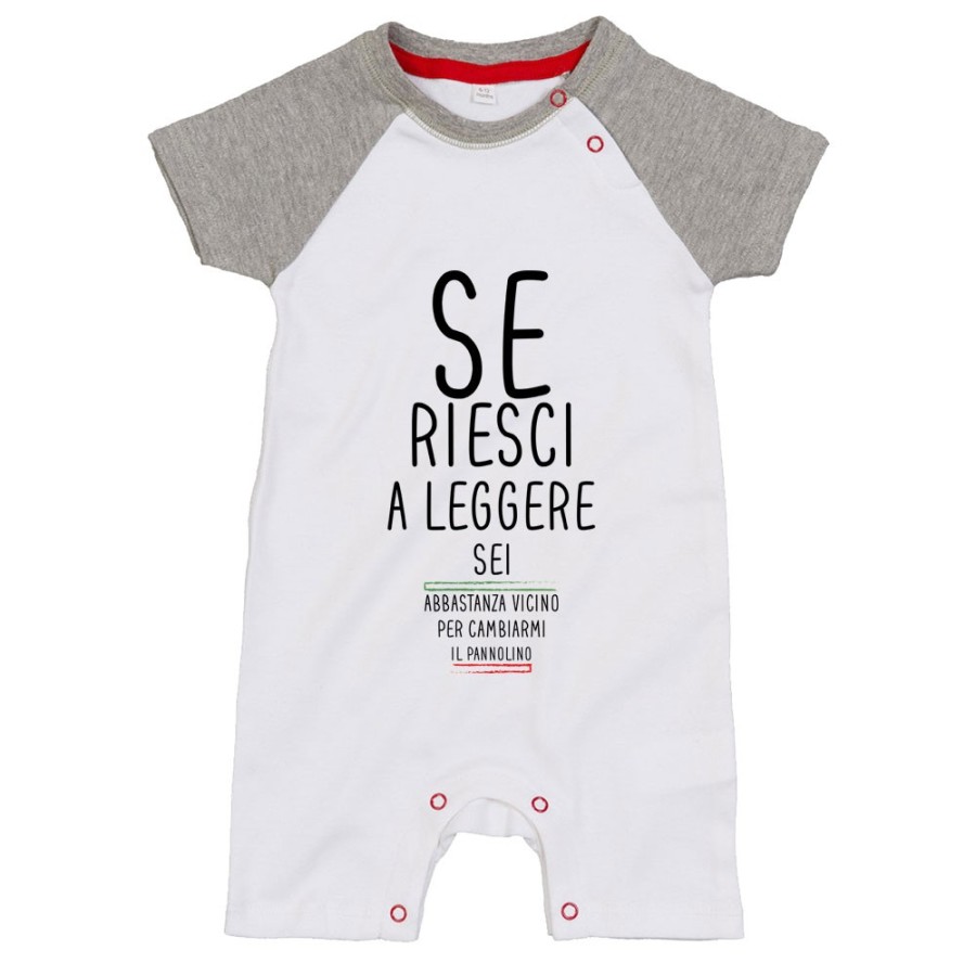 Pagliaccetto neonato se riesci a leggere sei abbastanza vicino per cambiarmi il pannolino Divertenti