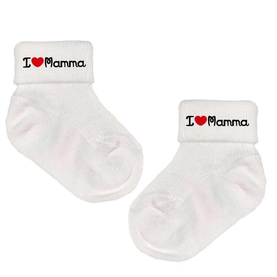 Calzini neonato i love papà Per il papà