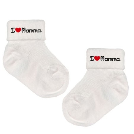 Calzini neonato i love papà Per il papà