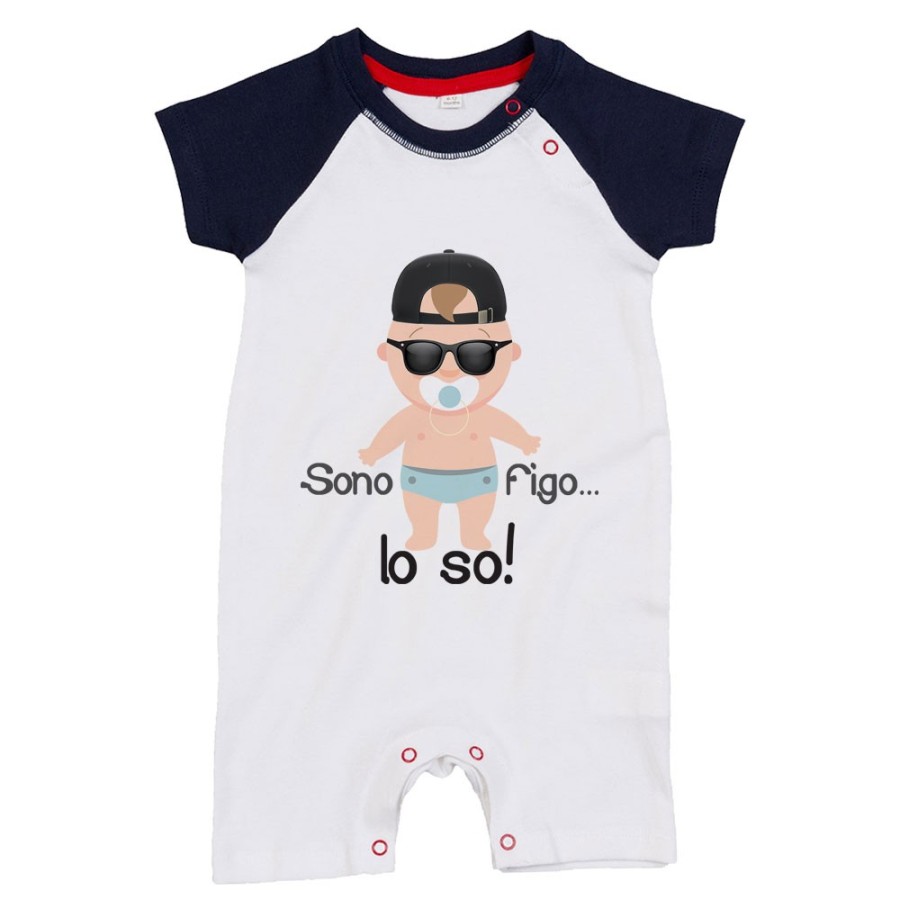 Pagliaccetto neonato sono figo lo so streetwear Divertenti
