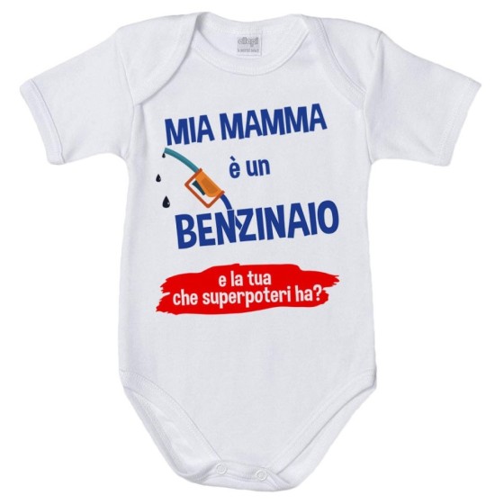 Body neonato il mio papà la mia mamma è un benzinaio e il tuo la tua che superpotere ha