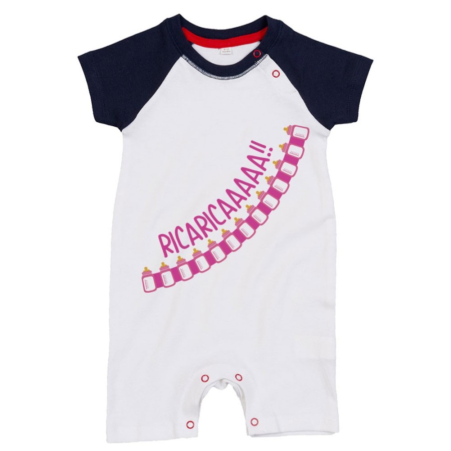 Pagliaccetto neonato ricaricaaaa latte Divertenti