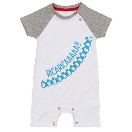 Pagliaccetto neonato ricaricaaaa latte Divertenti