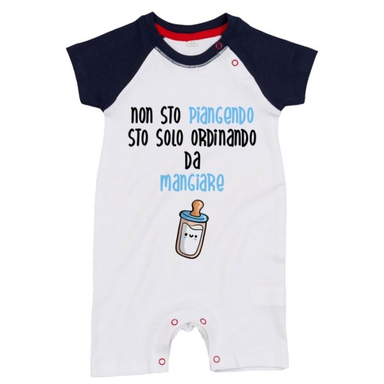 Pagliaccetto neonato non sto piangendo sto solo ordinando da mangiare Divertenti