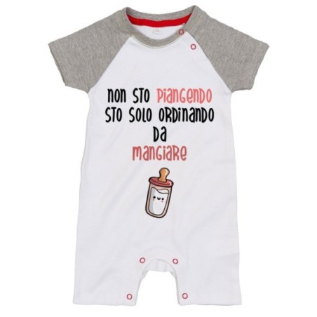 Pagliaccetto neonato non sto piangendo sto solo ordinando da mangiare Divertenti