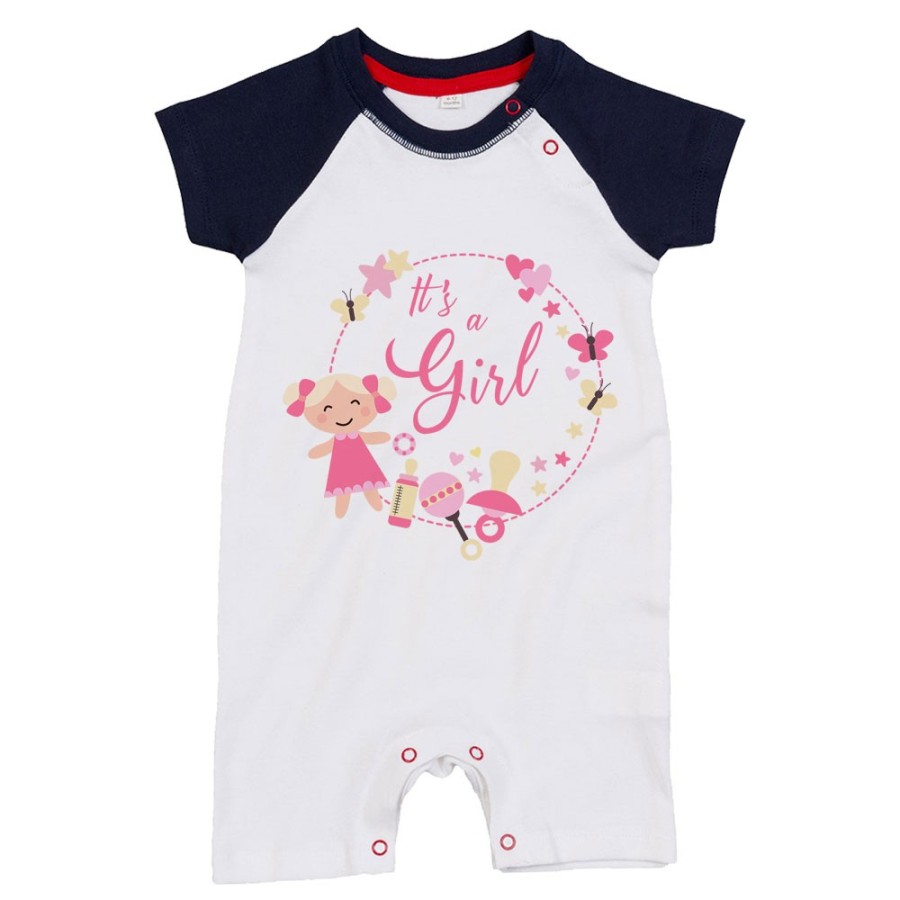 Pagliaccetto neonata it's a girl Divertenti