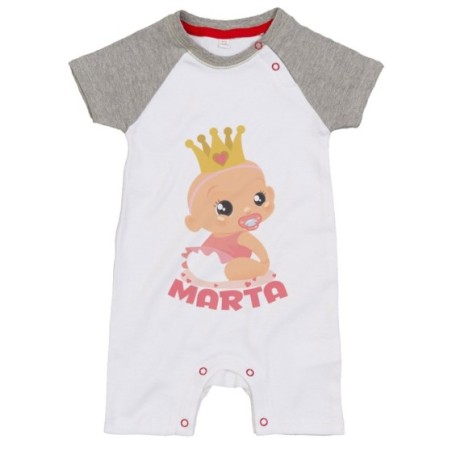 Pagliaccetto neonato personalizzato con nome bambino...