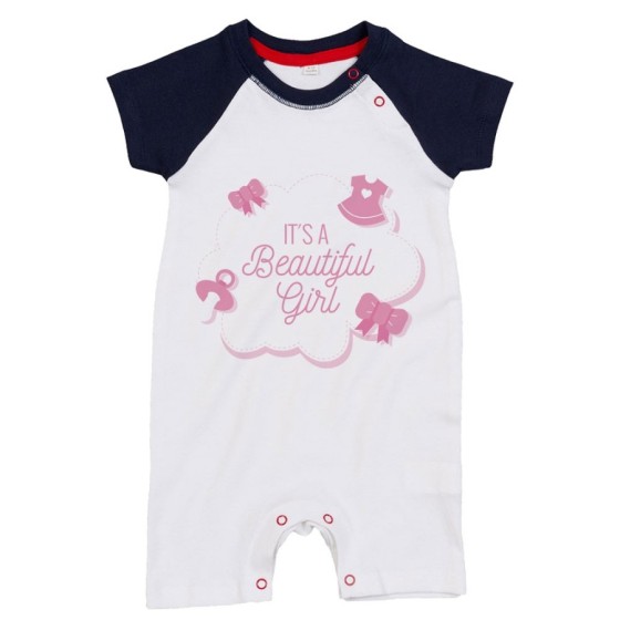 Pagliaccetto neonato it's a beautiful boy beautiful girl  Divertenti