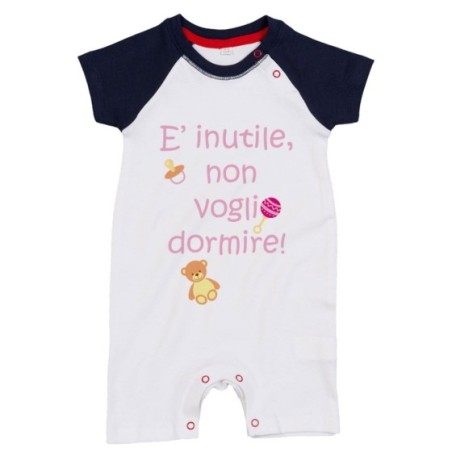 Pagliaccetto neonato non voglio dormire Divertenti