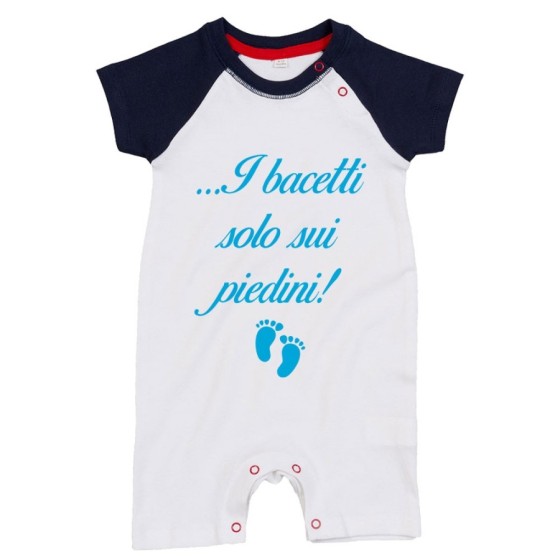 Pagliaccetto neonato i bacetti solo sui piedini! Divertenti