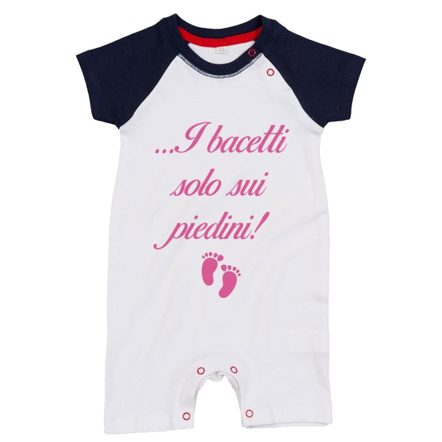 Pagliaccetto neonato i bacetti solo sui piedini! Divertenti