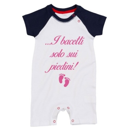 Pagliaccetto neonato i bacetti solo sui piedini! Divertenti