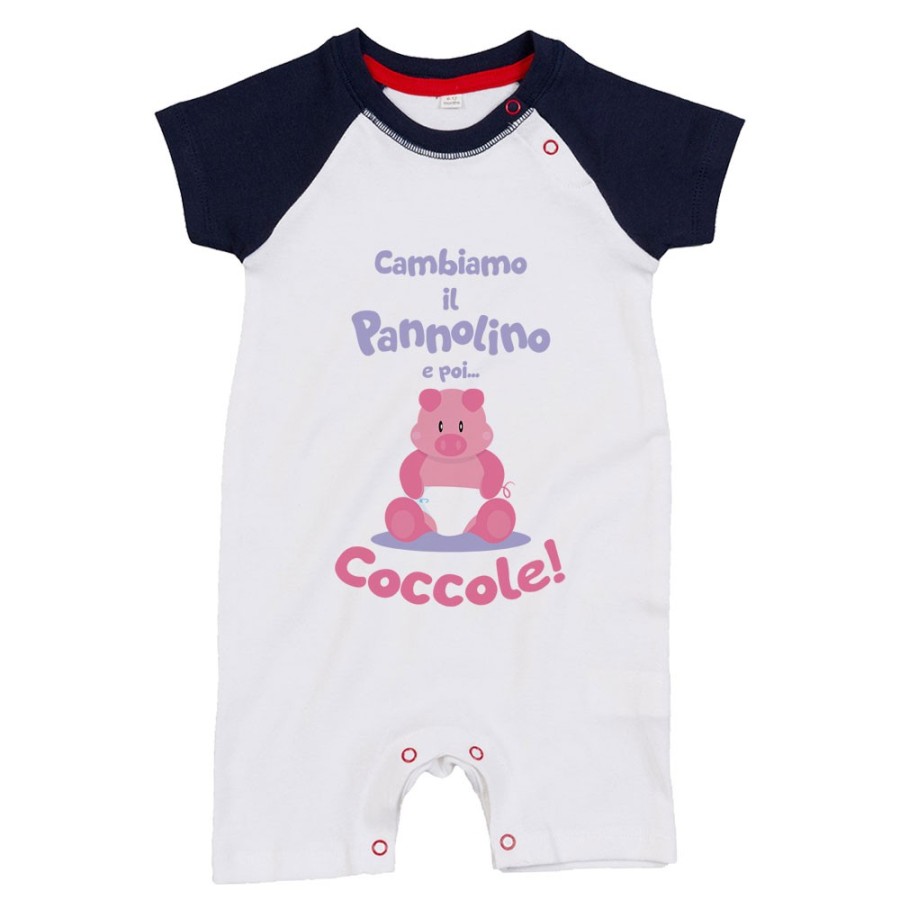 Pagliaccetto neonato cambiamo il pannolino e poi coccole Divertenti