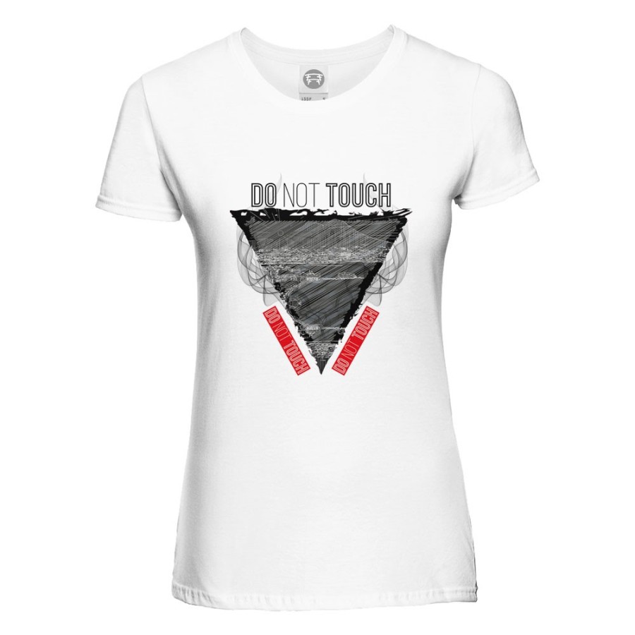 T-shirt donna do not touch naples smoke seafront DNT