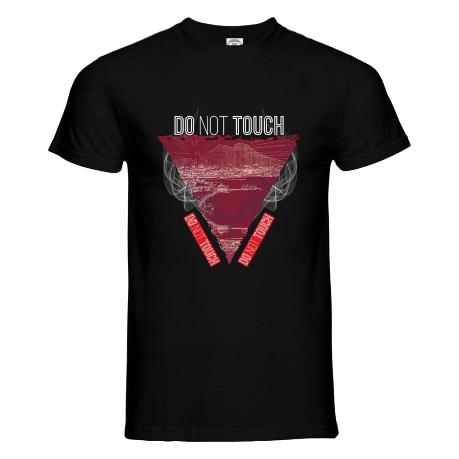 T-shirt uomo do not touch naples smoke seafront DNT