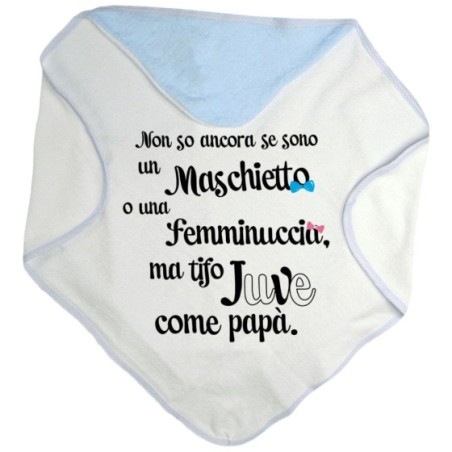 Accappatoio neonato non so ancora se sono un maschietto o...