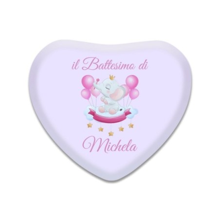 Calamita personalizzata con nome il battesimo di a tema...