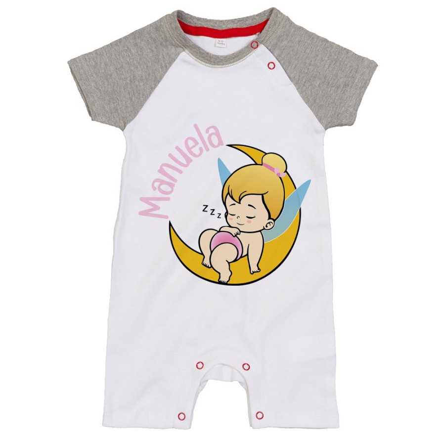 Pagliaccetto neonata personalizzato con nome baby trilli Divertenti