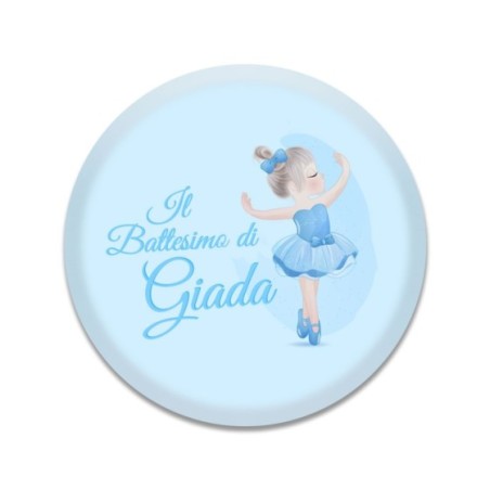 Calamita personalizzata con nome il battesimo di a tema...