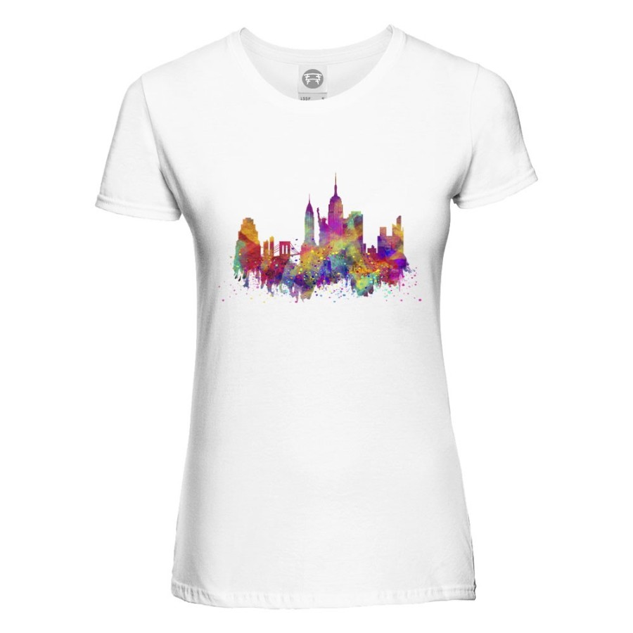 Maglia donna new york watercolor City