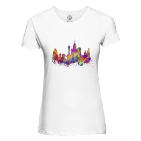 Maglia donna new york watercolor