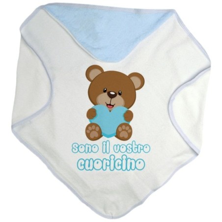 Accappatoio neonato sono il vostro cuoricino Divertenti