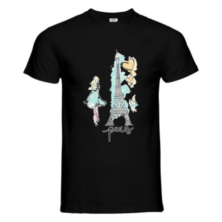 T-shirt uomo paris watercolor stilizzata City
