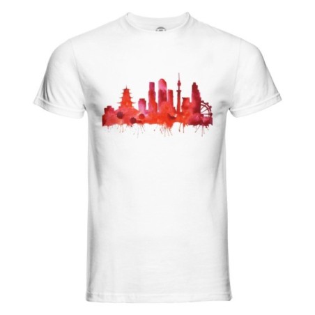 Maglia uomo tokyo watercolor