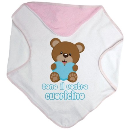 Accappatoio neonato sono il vostro cuoricino Divertenti