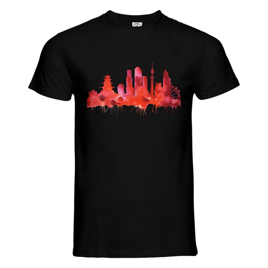 Maglia uomo tokyo watercolor City