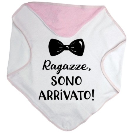 Accappatoio neonato ragazze sono arrivato Divertenti