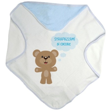 Accappatoio neonato strapazzami di coccole Divertenti